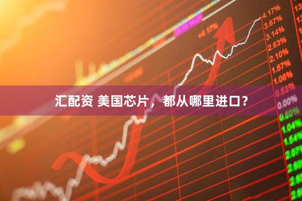 汇配资 美国芯片，都从哪里进口？