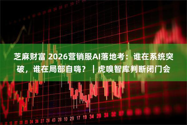 芝麻财富 2026营销服AI落地考：谁在系统突破，谁在局部自嗨？｜虎嗅智库判断闭门会